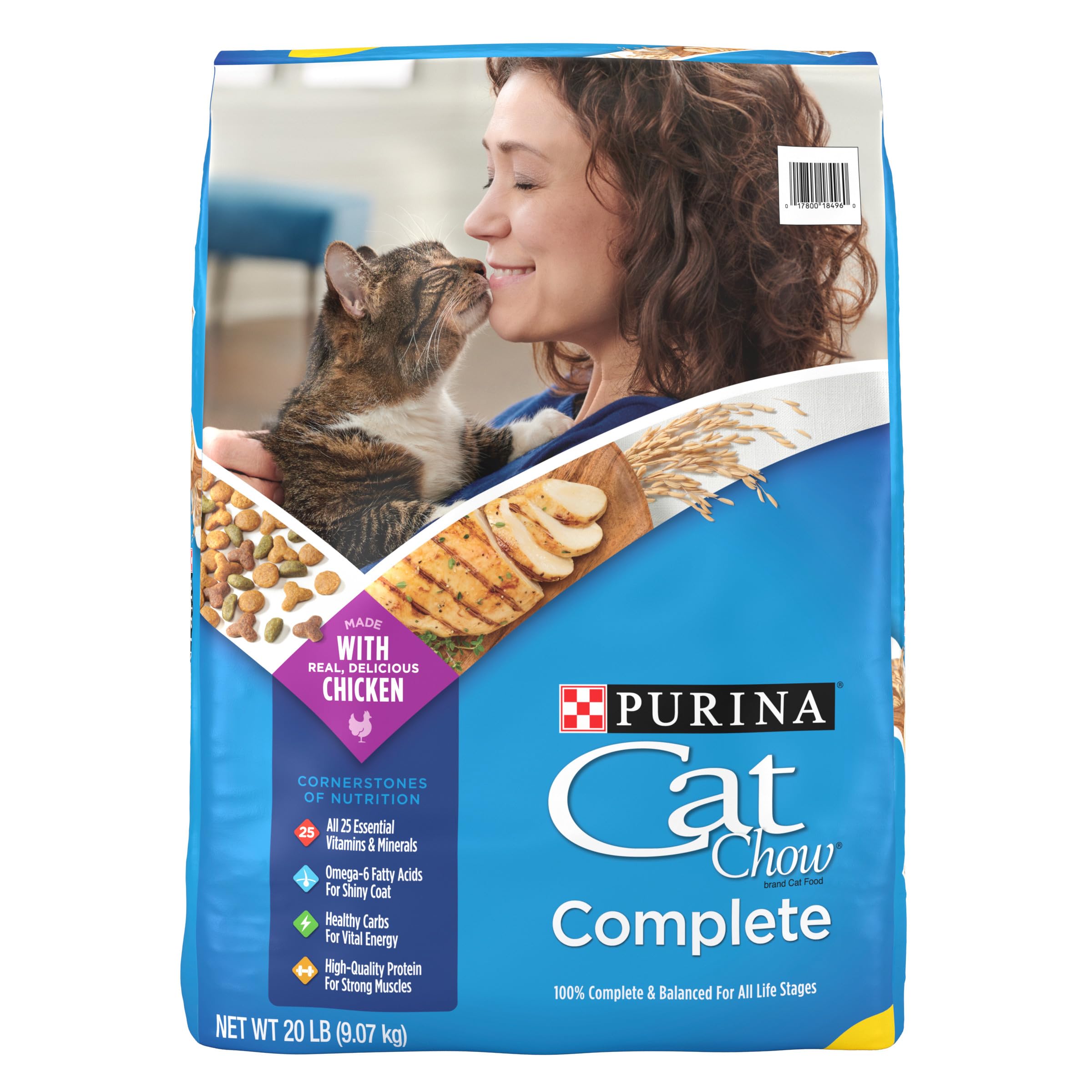 Purina Cat Chow Dry Cat Food Complete - 20 lb. Bag